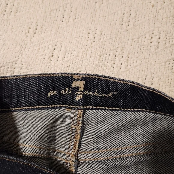 7 For All Mankind Pencil Jean Skirt Size 25 - Picture 8 of 9